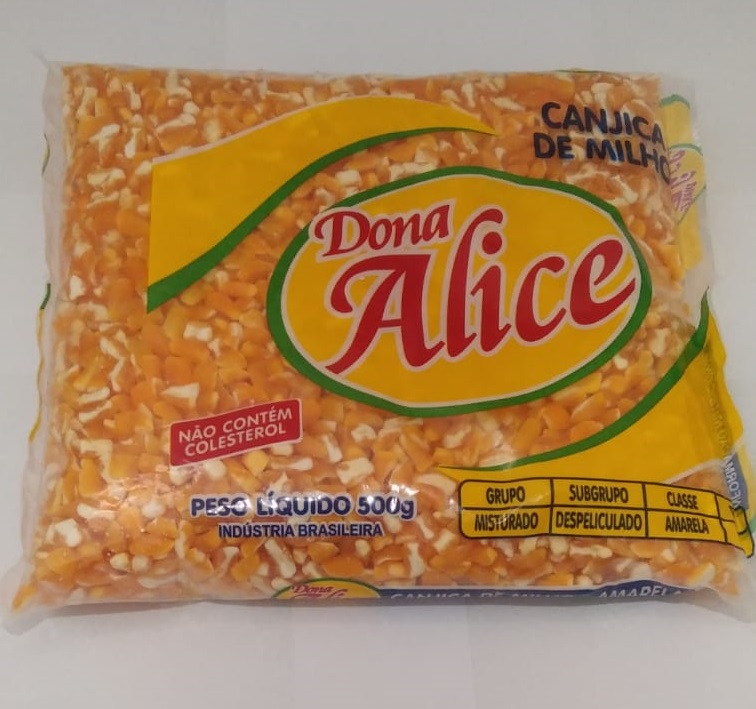 Canjica Amarela Dona Alice 500g
